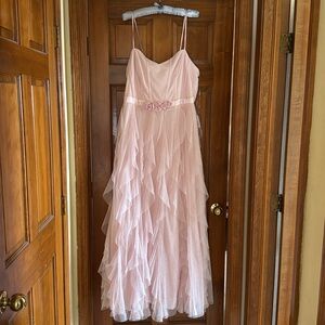 Pear Culture Pink long Formal dress for Prom, wedding, bridesmaid